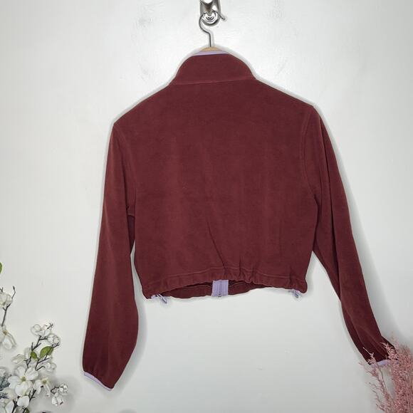 TNA Maroon Jacket with White Trim - Picture 4 of 6